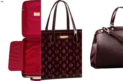 louis vuitton with red inside.